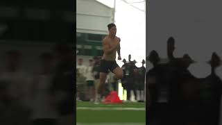 Louis Rees Zammit DROPS INSANE 40 at his pro day [upl. by Eimmot]