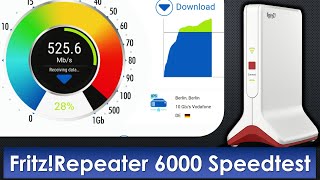 Fritz Repeater 6000 gegen Repeater 3000 gemessen mit FritzBox 6660 und iPerf2 [upl. by Nnaoj866]