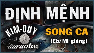 Đêm Định Mệnh Karaoke Tone Nam Hay Nhất 2023  New Duy Thắng [upl. by Aisena782]