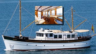 €695000 LONG RANGE Explorer Yacht FOR SALE  Fully Refitted MY Ferrara [upl. by Aynam686]