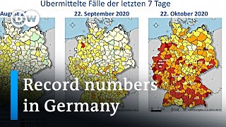 CoronavirusUpdate Record numbers in Germany  DW News [upl. by Satterfield837]