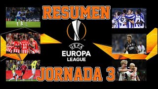 Resumen Jornada 3 UEFA Europa League 20242025 [upl. by Aribold882]