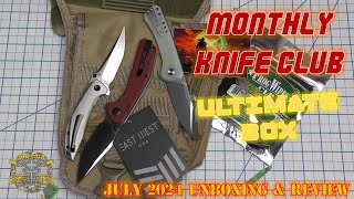 Monthly Knife Club Name Brand ULTIMATE Box July 2024 Unboxing amp Review [upl. by Charteris]