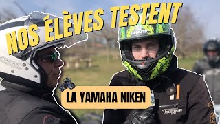 Nos élèves ont testé la YAMAHA NIKEN  😎🏍 [upl. by Sirromaj745]