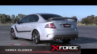 XFORCE VAREX FPV FALCON FG GT 5L Twin 3quot Performance Exhaust System [upl. by Thackeray]