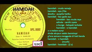 P Ramlee dgn Pancha Irama Orchestra dbp Daroya  Hamidah P Ramlee  1955 [upl. by Wilmette]