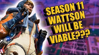 Season 11 HUGE Wattson Changes amp BUFFS Overview  Apex Legends [upl. by Odnolor]