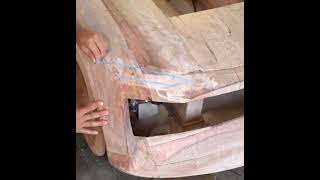 Builds Audi Skysphere woodcar wood woodcarving 28 [upl. by Memberg978]