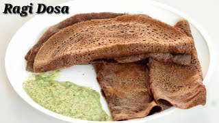 Ragi Dosa Recipe in Kannada  ಸುಲಭವಾದ ರಾಗಿ ದೋಸೆ  Instant Ragi Dosa Recipe in Kannada  Rekha Aduge [upl. by Wilbert]