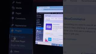 How To Install Woocommerce Plugin In WordPress  shorts viralshorts youtubeshorts [upl. by Ybreh327]