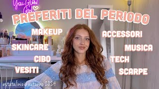 PREFERITI DEL PERIODO 💕✨ 2024  tech makeup skincare borse accessori [upl. by Marjie931]