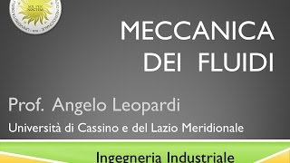 Mec Fluidi Lezione 10b [upl. by Enailil]