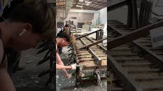 Manufacturing process of imitation rock skin decorative building materials [upl. by Annoek323]