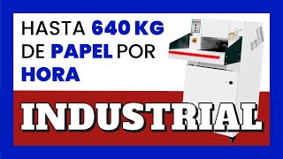 📃 Destructora de papel INDUSTRIAL PMA Shredder SP 428 C [upl. by Meldoh]