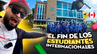 SE ACABARON LAS OPORTUNIDADES PARA ESTUDIANTES INTERNACIONALES EN CANADÁ 🇨🇦 cambios drásticos [upl. by Eillim949]