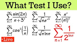 Calc 2 review what series convergence test do I use [upl. by Garald]