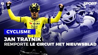 Jan Tratnik remporte le Circuit Het Nieuwsblad Wout van Aert prend la 3ème place  Résumé [upl. by Blithe]