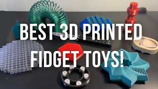 Best 3D PRINTED Fidget Toys 2024 [upl. by Soluk32]