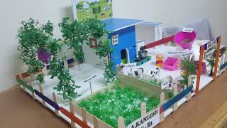 Renewable energy Biogas plant school project1 [upl. by Hilaria]