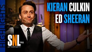 Kieran Culkin  Ed Sheeran  Saturday Night Live SNL Afterparty Podcast Recap Review Highlights [upl. by Ynamad530]