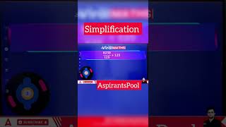 Simplification Trick By Navneet Sir  viralmathtricks shorts [upl. by Okoy711]