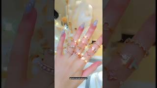 CHARMING RINGS😍 ❤️ ring beautiful design simple golden unique charming youtubeshorts [upl. by Noryk837]