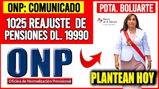 ONP AUMENTO DE PENSIONES MÍNIMAS PARA JUBILADOS ONP DL19990 Y 20530 COMUNlCADO ONP [upl. by Ervine]