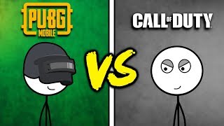 PUBG Mobile Gamers VS Call of Duty Mobile Gamers [upl. by Rosenblum]