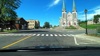 V104 Driving in Edmundston NB Canada Aug 2022 [upl. by Tesil]