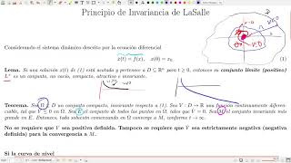 SDII Principio de Invariancia de LaSalle [upl. by Finegan]