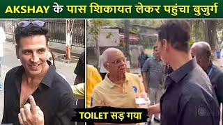 Senior Citizen Complains To Akshay Kumar About Rusted Juhu Toilet He Donated Promises BMC Action [upl. by Januisz]