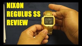 Nixon Regulus SS Gold Stainless Steel review [upl. by Ariahs]