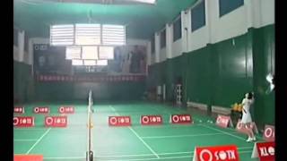 34 Chen Weihua Badminton Training  Backcourt 24 Control Badminton Drill English Subtitles [upl. by Notpmah]