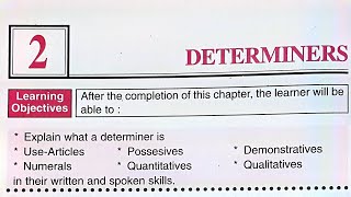 Determiners  All exercises 1 to 35 Solved  Class 11 and 12  English Grammar  PSEB English [upl. by Cassie961]