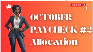 BUDGET WITH ME  OCTOBER PAY2 ALLOCATION  ZERO BASED DIGITAL BUDGETER [upl. by Ateuqram]