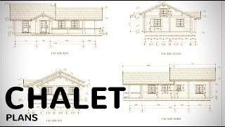 Le Chalet en bois massif en plans [upl. by Aniv]