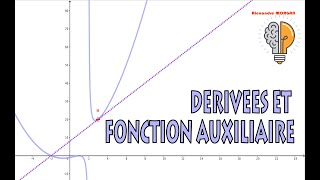 1ère  Dérivées et fonction auxiliaire [upl. by Glenine]