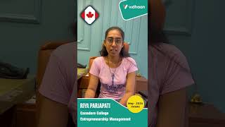 Vidhaan  Canada Student Visa  Riya Prajapati [upl. by Mellitz]