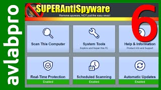 SUPER AntiSpyware 6 scan and fix [upl. by Aimil]