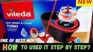 BEST MOP FOR CLEANING FLOORSVileda Easy Wring and Clean TurboFor Easy Cleaning Fast dry floors [upl. by Comfort]