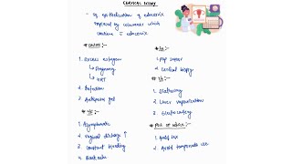 CERVICAL ECTOPY NOTES  GYNECOLOGY  OBGY ONE PAGE NOTES  4TH PROFF  MBBS [upl. by Ferrand]