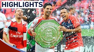 Arsenal 30 Manchester City  Community Shield 2014  Goals amp Highlights [upl. by Higinbotham]