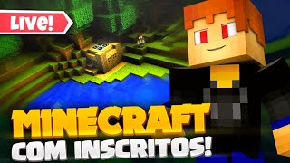 MINECRAFT BEDROCK  JOGANDO COM OS INSCRITOS [upl. by Awe19]