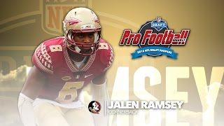 PFW 2016 NFL Draft Profiles CB Jalen Ramsey [upl. by Leong]