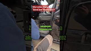 Mercedes VIANO Gdzie szukać akumulator shorts [upl. by Mayer167]