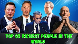 Top 5 Richest people in the world 2024  The 5 Richest Billionaires In The World 2024 elonmusk [upl. by Nylear]