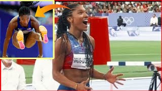 🇺🇸 Tara DavisWoodhall Wins Gold in Womens Long Jump at Paris 2024 Olympics 🏅 [upl. by Akcired]