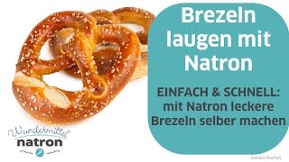 Brezeln backen mit Natron [upl. by Lambard]