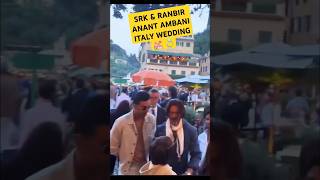 Shahrukh Khan  Gauri Khan Suhana khan Ranbir Kapoor Dancing At Anant Ambani Italy Wedding shorts [upl. by Cram]