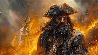 The Last Stand of Blackbeard  Pirate  Battle  Sea Shanty Style Ballad Lyrics [upl. by Awra]